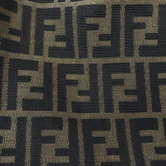 Fendi Vintage 80s Jacquard Skirt Zucca FF Monogram Print - Picture 4 of 4